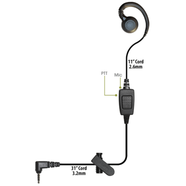 CURL 1-Wire Earpiece Kit